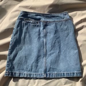 Calvin Klein Stonewash Denim Skirt